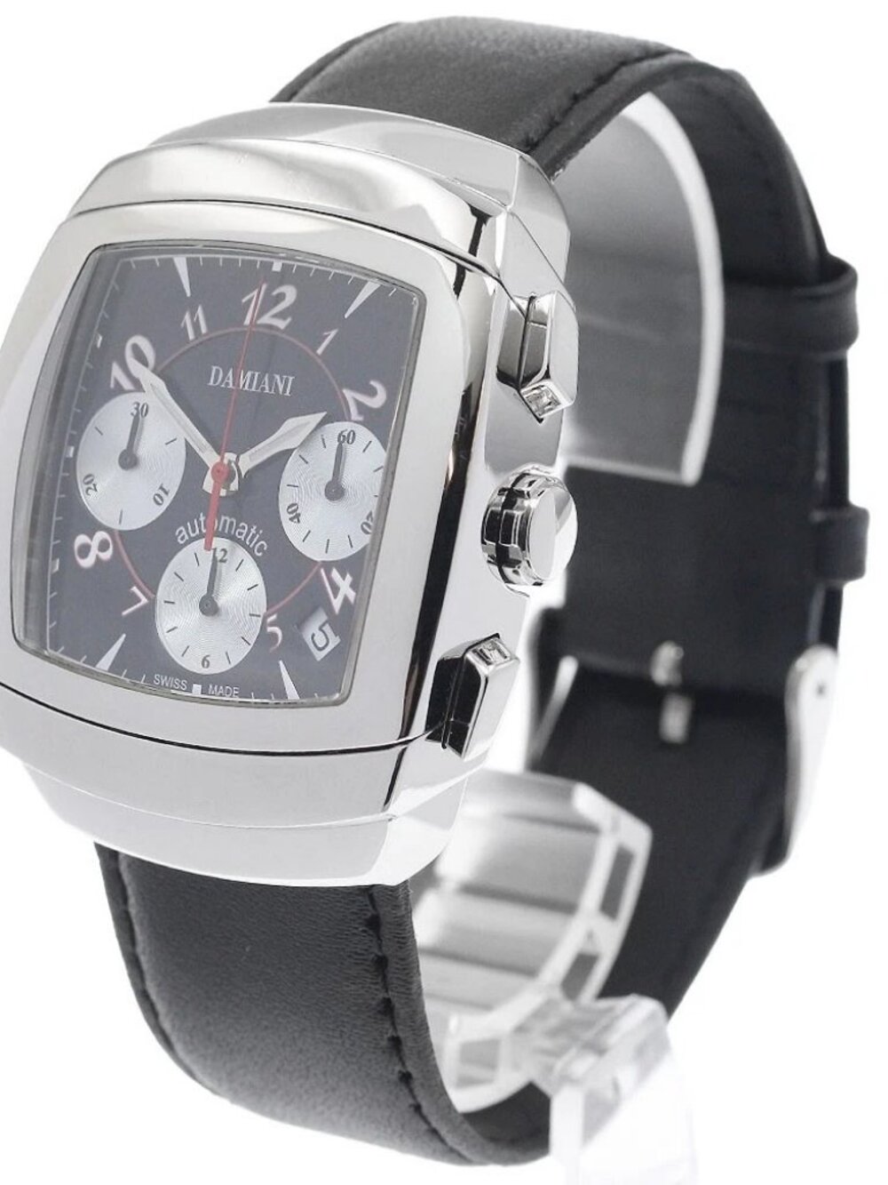 Damiani ego D06ACFH Chronograph Date Black Dial Automatic Men's Watch_967791